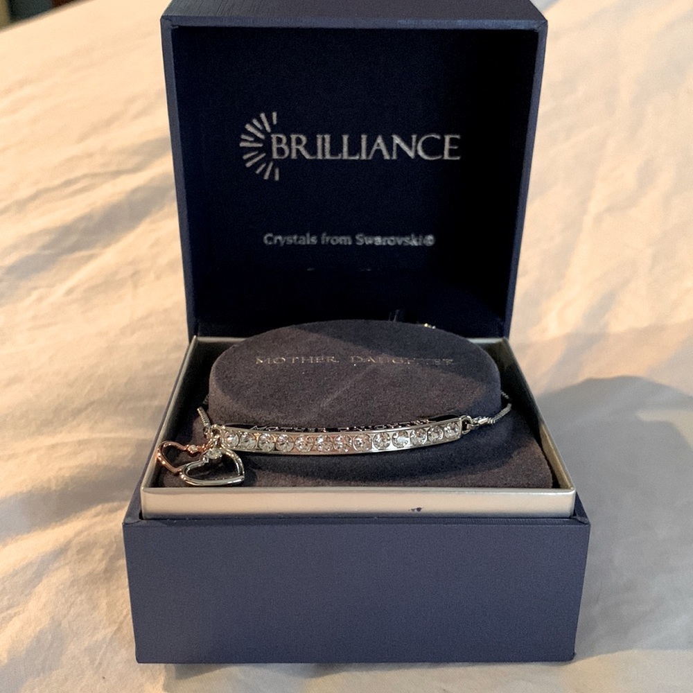 Mother and Daughter engraved bracelet